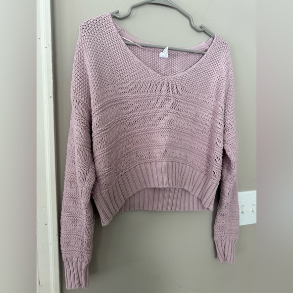 Me to We Light Pink Crew Neck Sweater - Picture 6 of 10